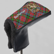 Clan MacPherson Crest over Tartan Golf Head Cover