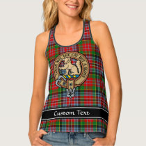 Clan MacPherson Crest over Tartan Tank Top