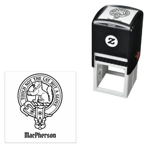 Clan MacPherson Crest Self_inking Stamp
