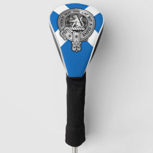 Clan MacPherson Crest & Tartan Golf Head Cover