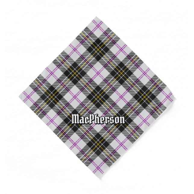 Clan MacPherson Dress Tartan Bandana (Front)