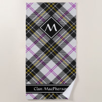Clan MacPherson Dress Tartan Beach Towel