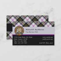 Clan MacPherson Dress Tartan Business Card