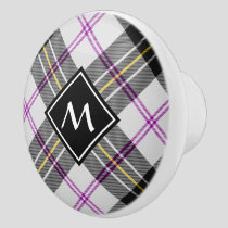 Clan MacPherson Dress Tartan Ceramic Knob