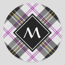 Clan MacPherson Dress Tartan Classic Round Sticker