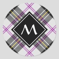 Clan MacPherson Dress Tartan Classic Round Sticker