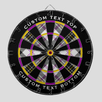 Clan MacPherson Dress Tartan Dart Board