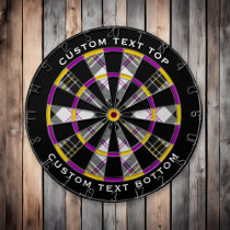 Clan MacPherson Dress Tartan Dart Board