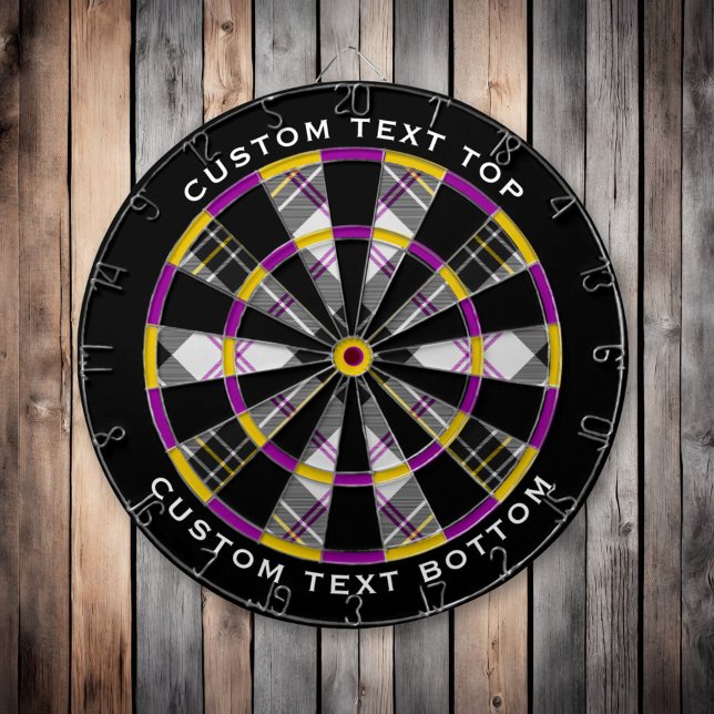 Clan MacPherson Dress Tartan Dart Board (Creator Uploaded)