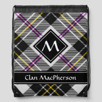 Clan MacPherson Dress Tartan Drawstring Bag
