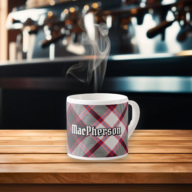 Clan MacPherson Dress Tartan Espresso Cup (Creator Uploaded)