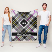 Clan MacPherson Dress Tartan Fleece Blanket