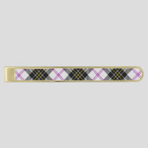 Clan MacPherson Dress Tartan Gold Finish Tie Bar