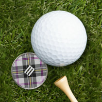 Clan MacPherson Dress Tartan Golf Ball Marker