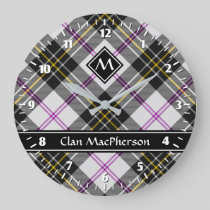 Clan MacPherson Dress Tartan Large Clock