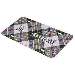 Clan MacPherson Dress Tartan License Plate