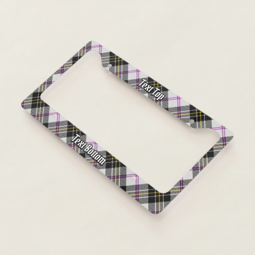 Clan MacPherson Dress Tartan License Plate Frame