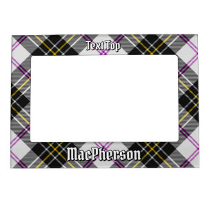Clan MacPherson Dress Tartan Magnetic Frame