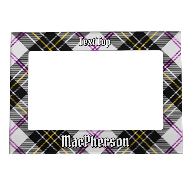 Clan MacPherson Dress Tartan Magnetic Frame (Front)