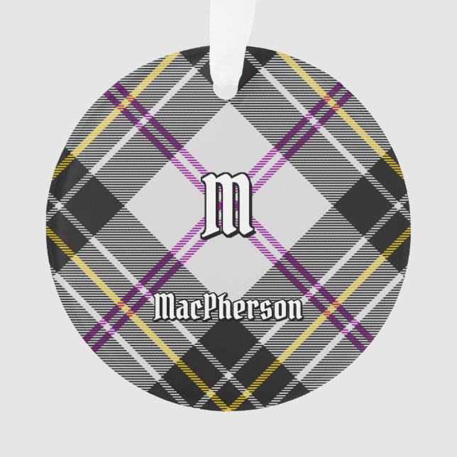 Clan MacPherson Dress Tartan Ornament (Front)