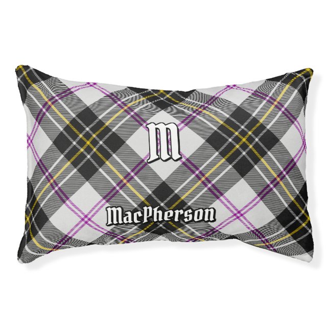Clan MacPherson Dress Tartan Pet Bed (Front)