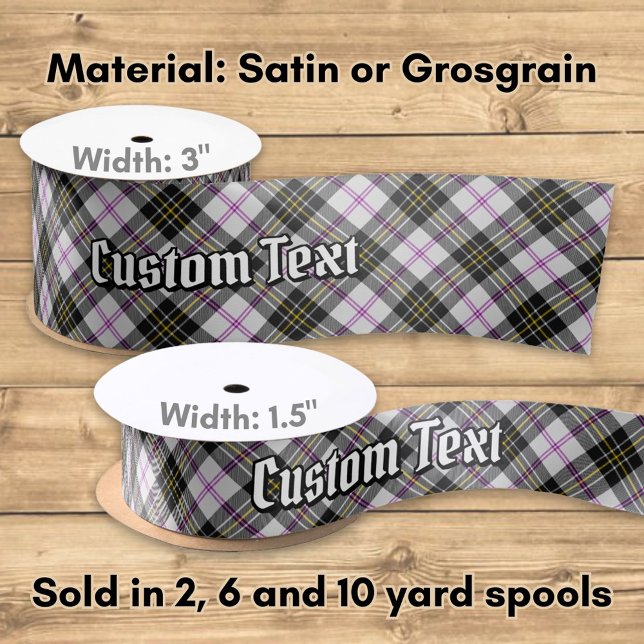 Clan MacPherson Dress Tartan Satin Ribbon (Creator Uploaded)