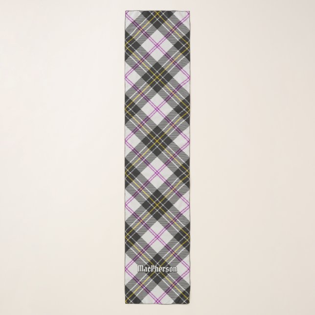 Clan MacPherson Dress Tartan Scarf (Front)