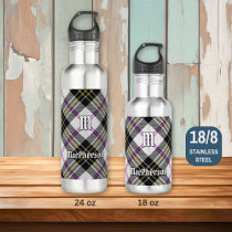 Clan MacPherson Dress Tartan Steel Water Bottle
