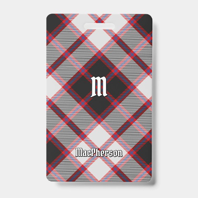 Clan MacPherson Hunting Tartan Badge (Front)