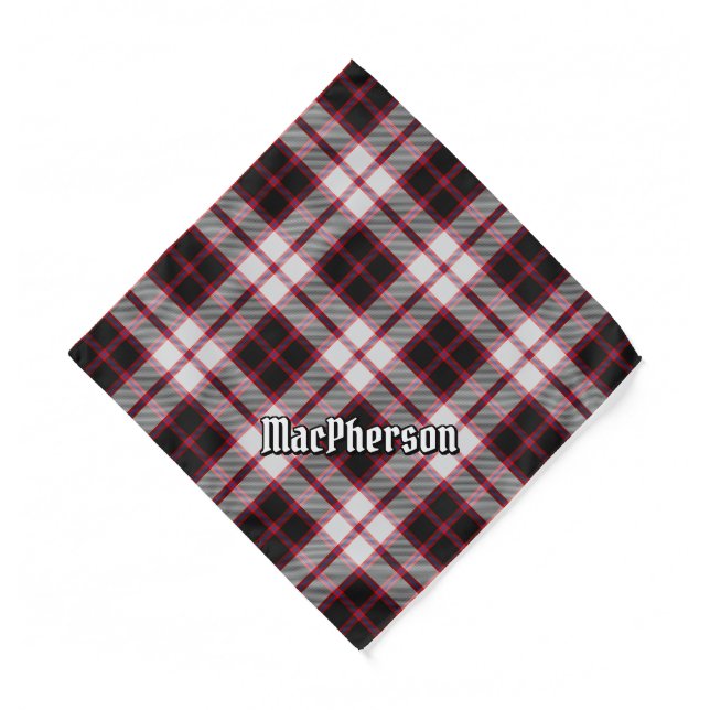 Clan MacPherson Hunting Tartan Bandana (Front)