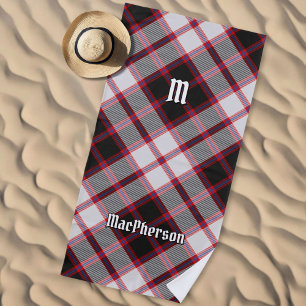 Clan MacPherson Hunting Tartan Beach Towel