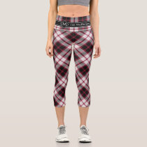 Clan MacPherson Hunting Tartan Capri Leggings