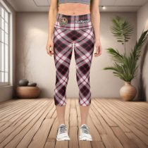 Clan MacPherson Hunting Tartan Capri Leggings
