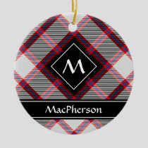 Clan MacPherson Hunting Tartan Ceramic Ornament
