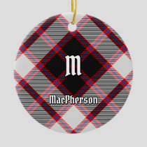 Clan MacPherson Hunting Tartan Ceramic Ornament