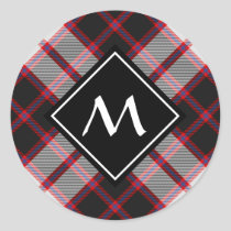 Clan MacPherson Hunting Tartan Classic Round Sticker
