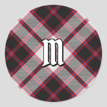 Clan MacPherson Hunting Tartan Classic Round Sticker