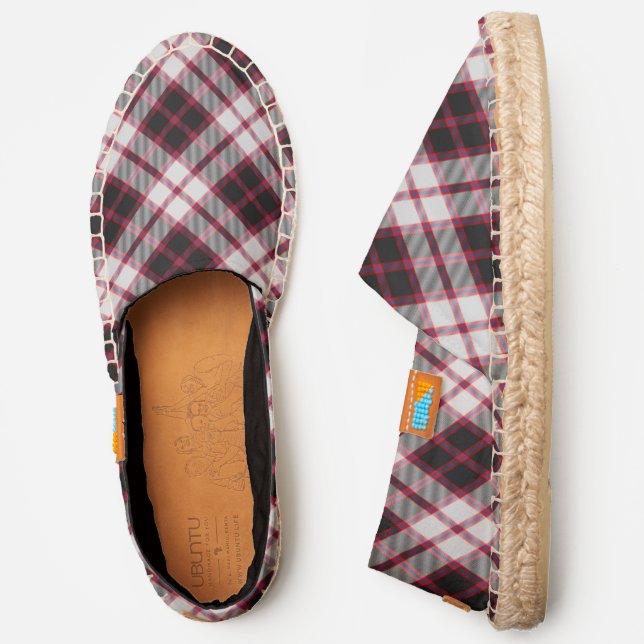 Clan MacPherson Hunting Tartan Espadrilles (Side)