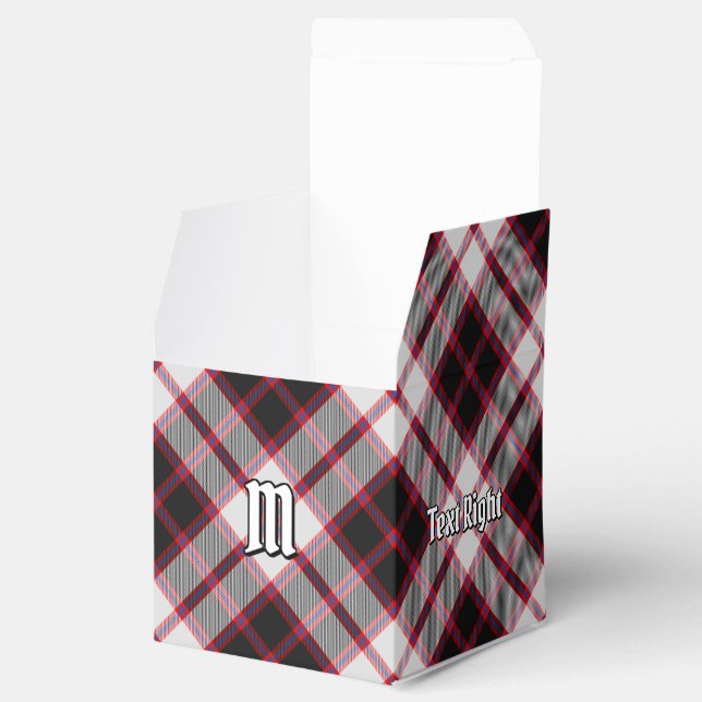 Clan MacPherson Hunting Tartan Favor Box (Opened)