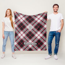 Clan MacPherson Hunting Tartan Fleece Blanket