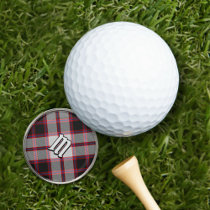 Clan MacPherson Hunting Tartan Golf Ball Marker