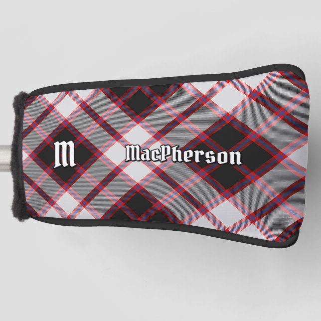 Clan MacPherson Hunting Tartan Golf Head Cover (Front)
