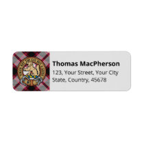 Clan MacPherson Hunting Tartan Label
