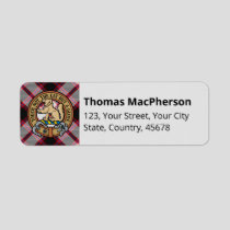 Clan MacPherson Hunting Tartan Label