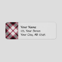 Clan MacPherson Hunting Tartan Label