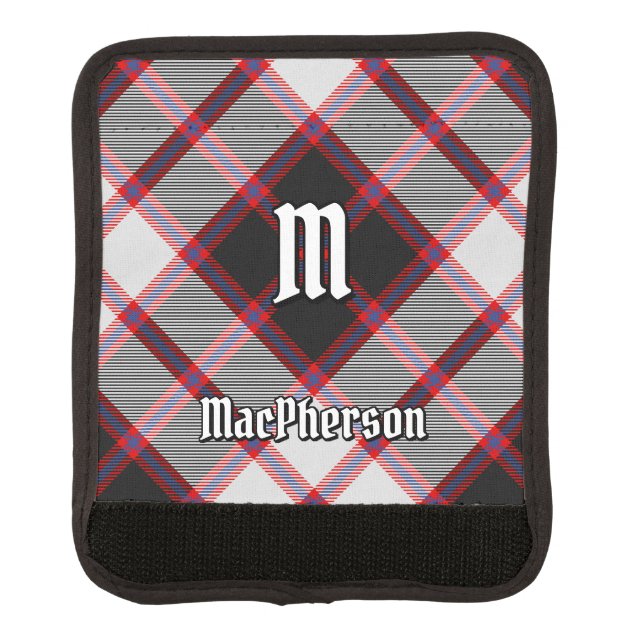 Clan MacPherson Hunting Tartan Luggage Handle Wrap (Front)