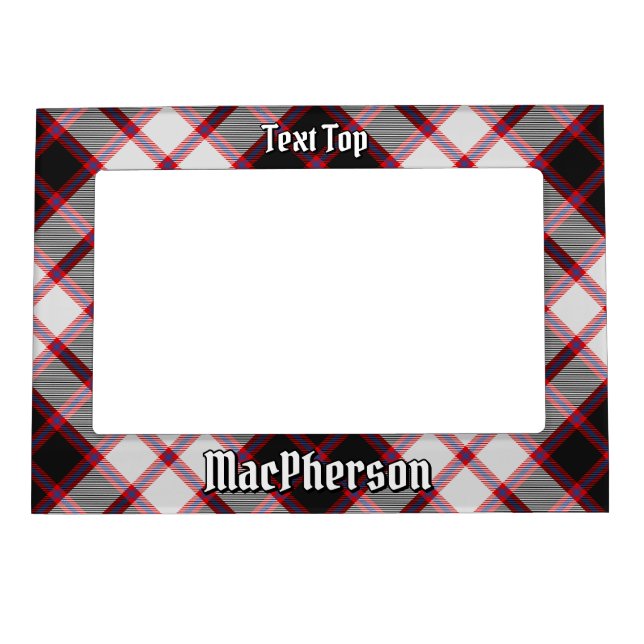 Clan MacPherson Hunting Tartan Magnetic Frame (Front)