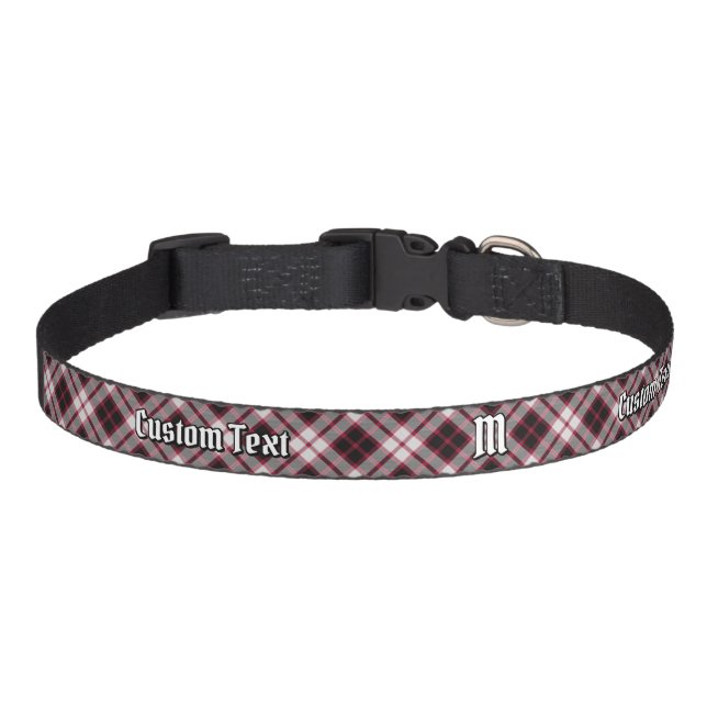 Clan MacPherson Hunting Tartan Pet Collar (Front)