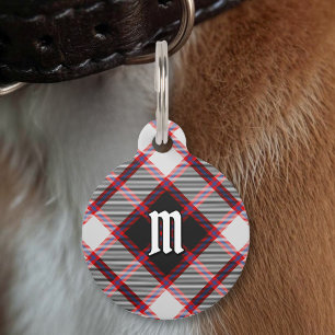 Clan MacPherson Hunting Tartan Pet ID Tag