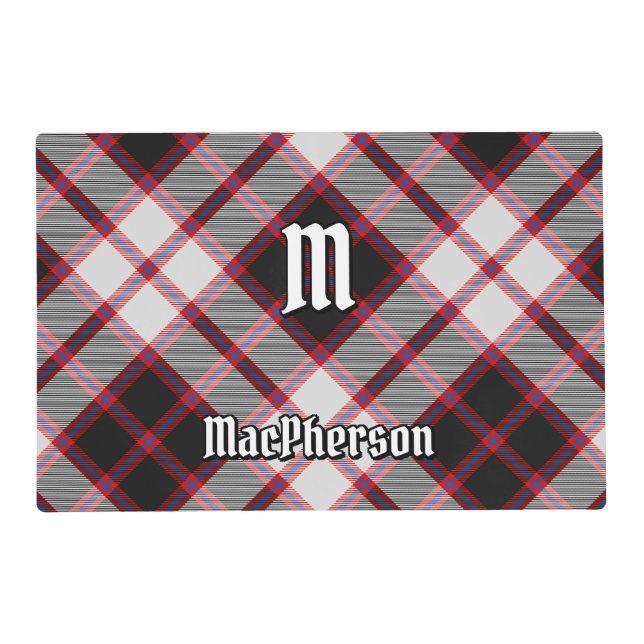 Clan MacPherson Hunting Tartan Placemat (Front)